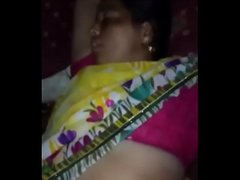 Sleeping Village bhabhi pussy captured by hubby